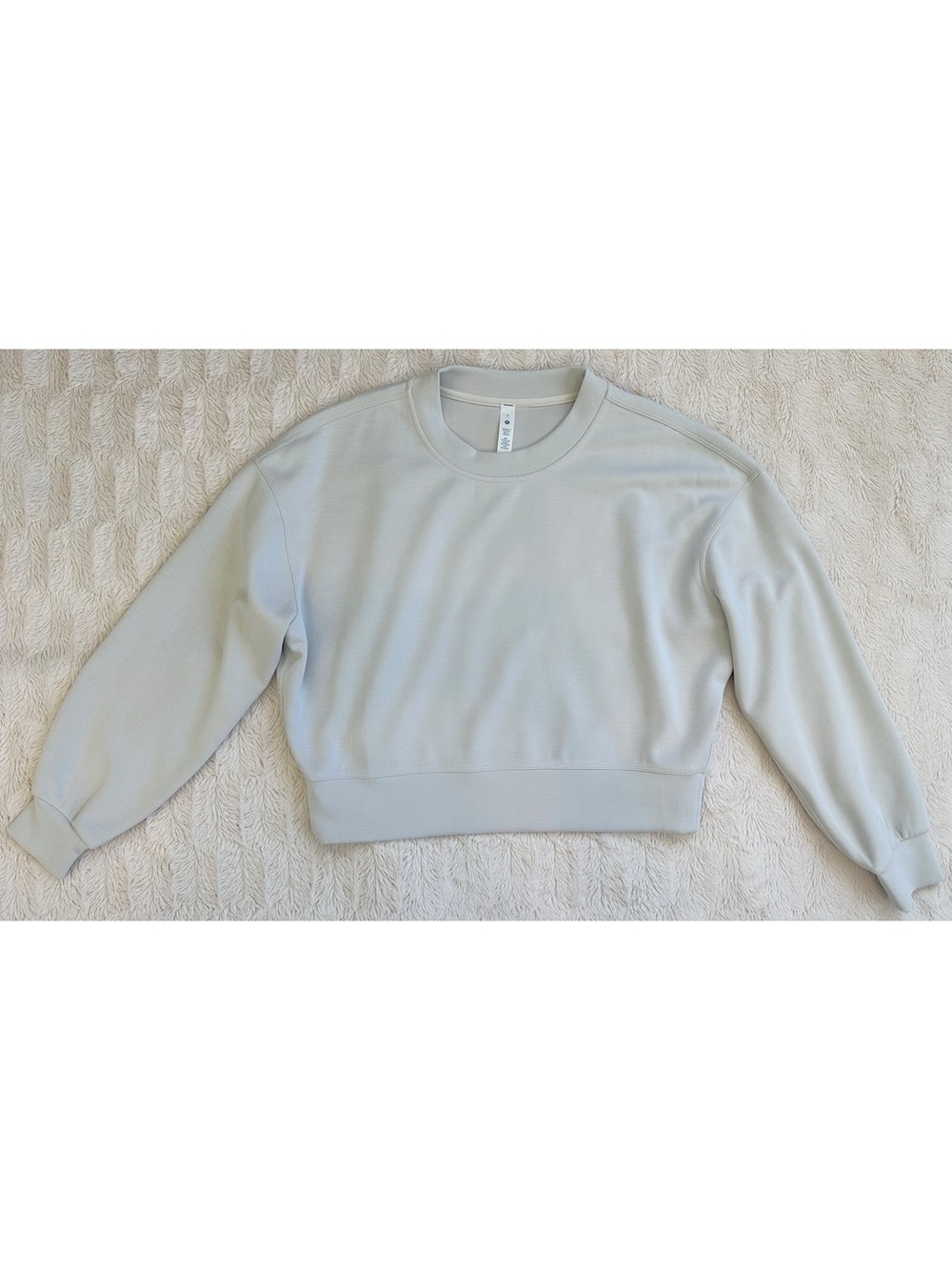 Lululemon Softstreme Perfectly Oversized Cropped Crew in Mojave Tan